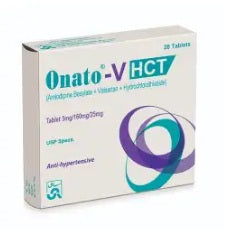 Onato-V Hct Tablets 5/160/25Mg (1 Strip = 14 Tablets)