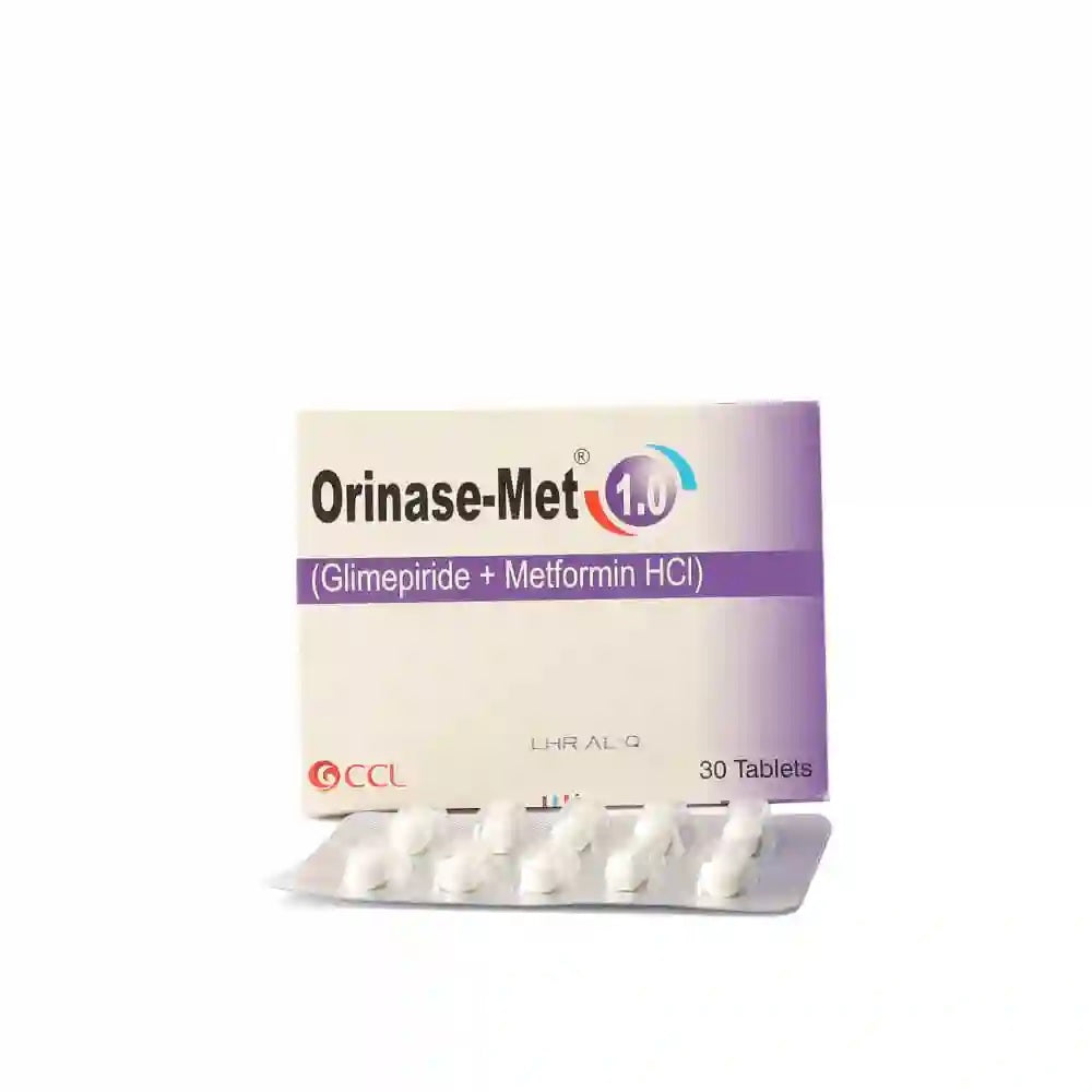 Orinase-Met Tablets 1/500Mg (1 Strip = 10 Tablets)