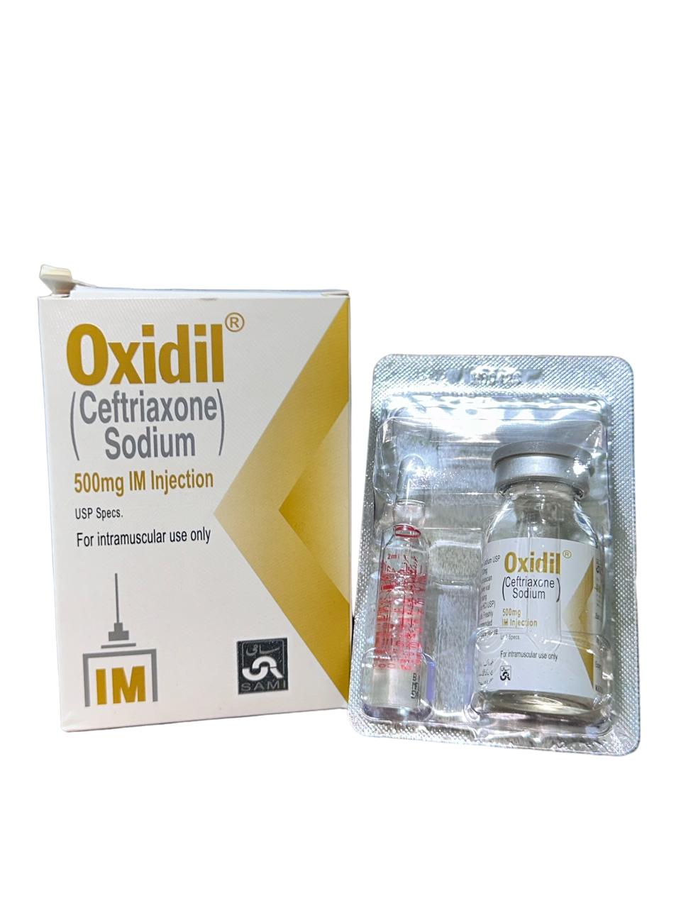 Oxidil Im Injection 500Mg (1 Box = 1 Injection) β Multan Plus Pharmacy