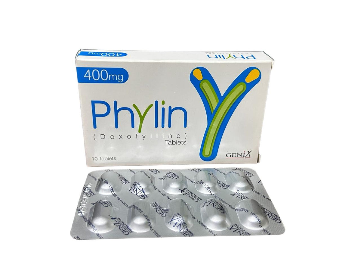 Phylin Tablets 400Mg (1 Box = 10 Tablets)