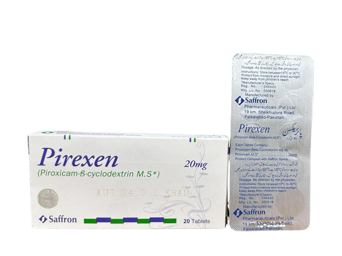 Pirexin Capsules 20Mg (1 Strip = 10 Capsules )