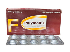 Polymalt-F Tablets 100Mg+0.35Mg (1 Strip = 10 Tablets)