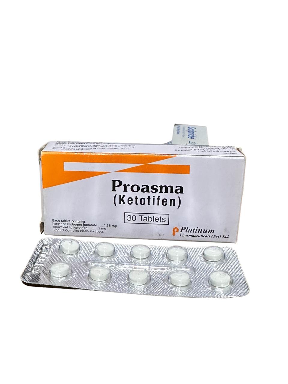 Proasma Tablets 1Mg (1 Strip = 10 Tablets)