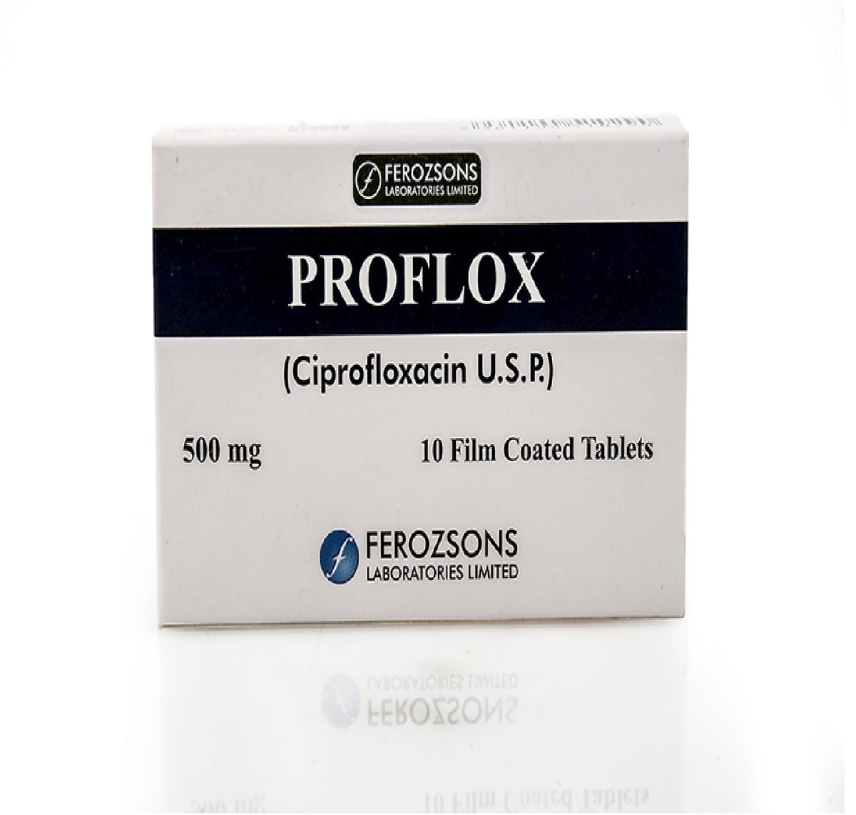 Proflox Tablets 500Mg (1 Box = 10 Tablets)
