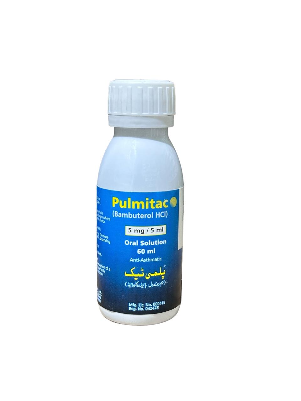 Pulmitac 60Ml Oral Solution 5Mg/5Ml