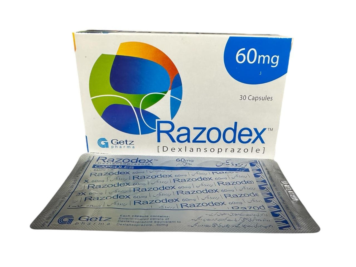 Razodex Capsules 60Mg   (1 Strip = 10 Capsules)