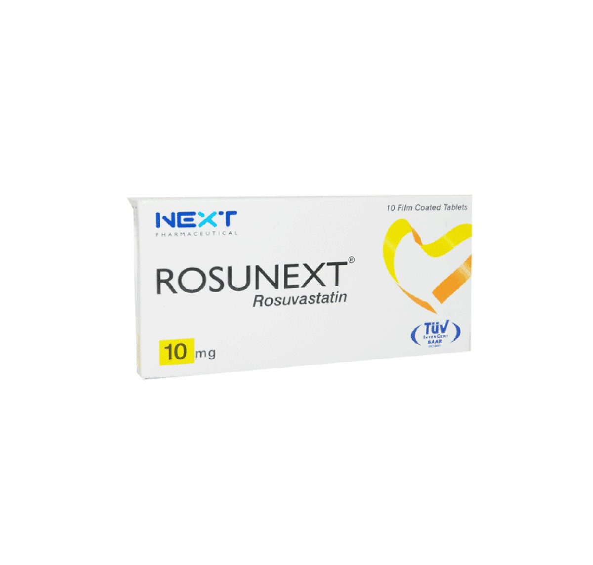 ROSUNEXT Tablets 10Mg (1 Box = 1 Strip)(1 Strip = 10 Tablets)