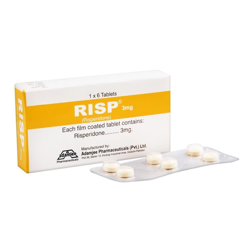 Risp Tablets 3Mg (1 Box = 1 Strip)(1 Strip = 6 Tablets)