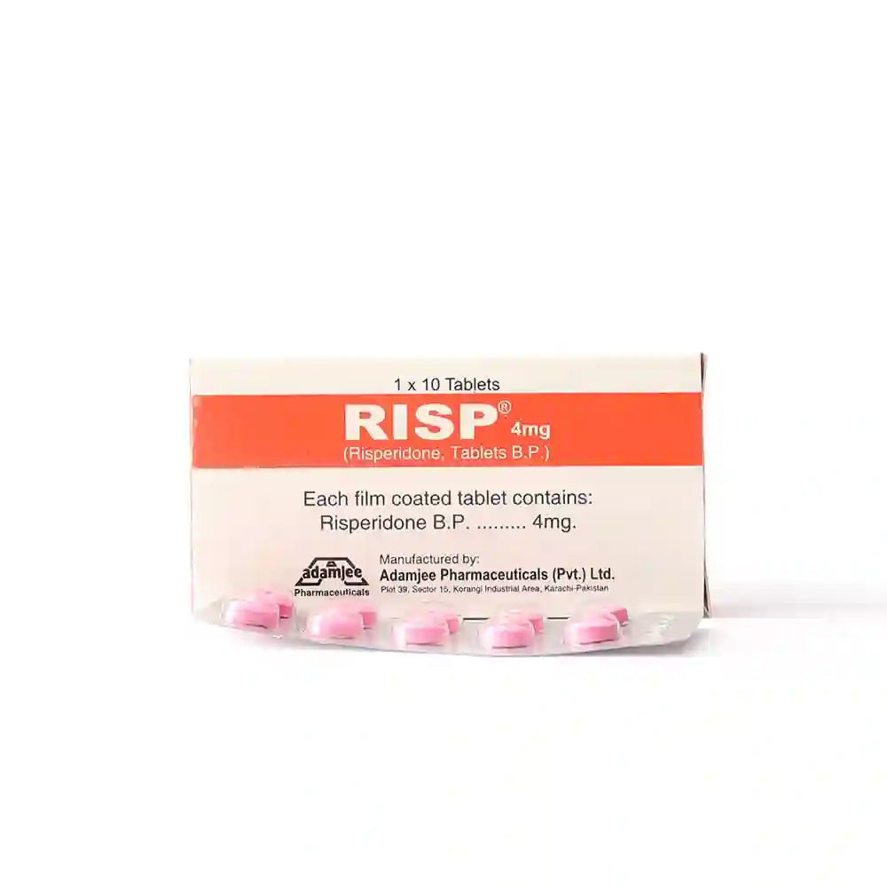 Risp Tablets 4Mg (1 Box = 1 Strip)(1 Strip = 10 Tablets)