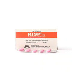 Risp Tablets 4Mg (1 Box = 1 Strip)(1 Strip = 10 Tablets)