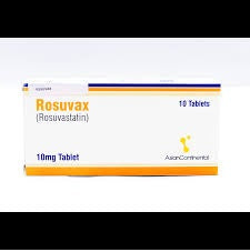 Rosuvax Tablets 10Mg (1 Box = 1 Strip)(1 Strip = 10 Tablets)