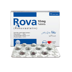 Rova Tablets 10Mg (1 Box = 1 Strip)(1 Strip = 10 Tablets)