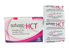 Sofvasc Hct Tablets 10/160/25Mg (1 Strip = 14 Tablets)