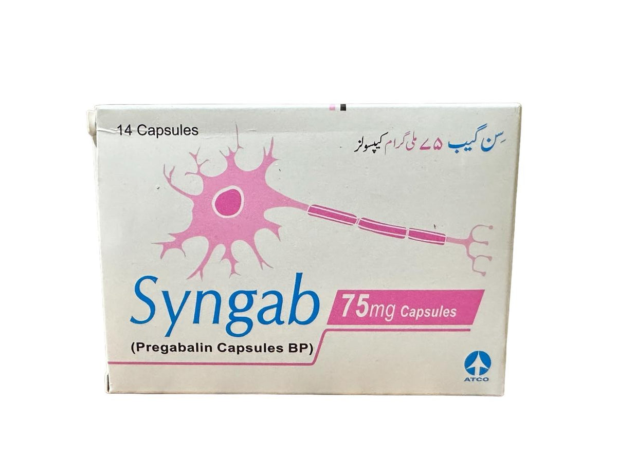 Syngab Capsules 75Mg (1 Strip = 7 Capsules)