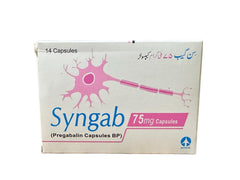 Syngab Capsules 75Mg (1 Strip = 7 Capsules)