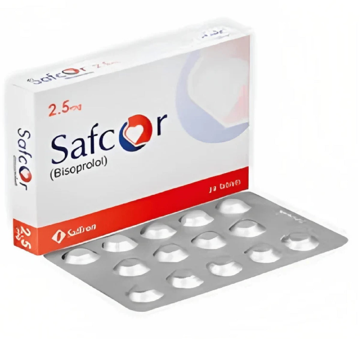 Safcor Tablets 2.5Mg (1 Box = 14 Tablets)