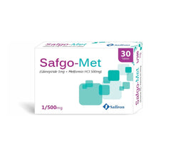 Safgo-Met Tablets 1/500Mg (1 Strip = 10 Tablets)