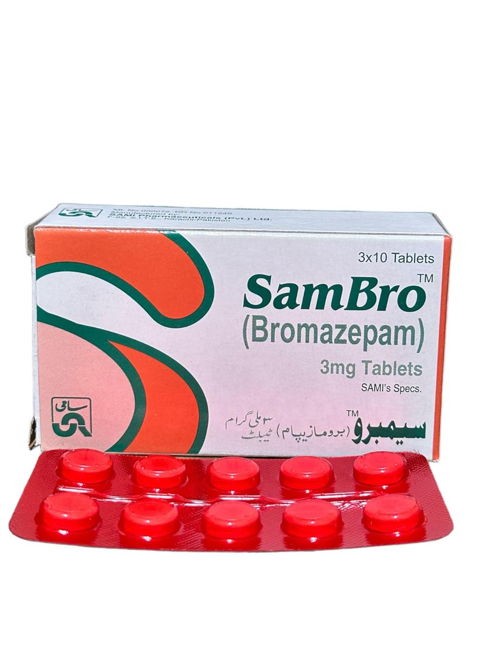 Sambro Tablets 3Mg (1 Strip = 10 Tablets)