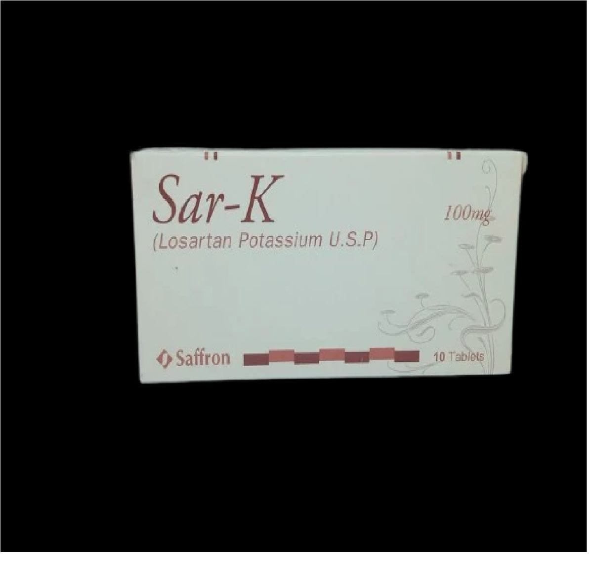 Sar-K Tablet 100mg   ( 1 Strip = 10 Tablets)