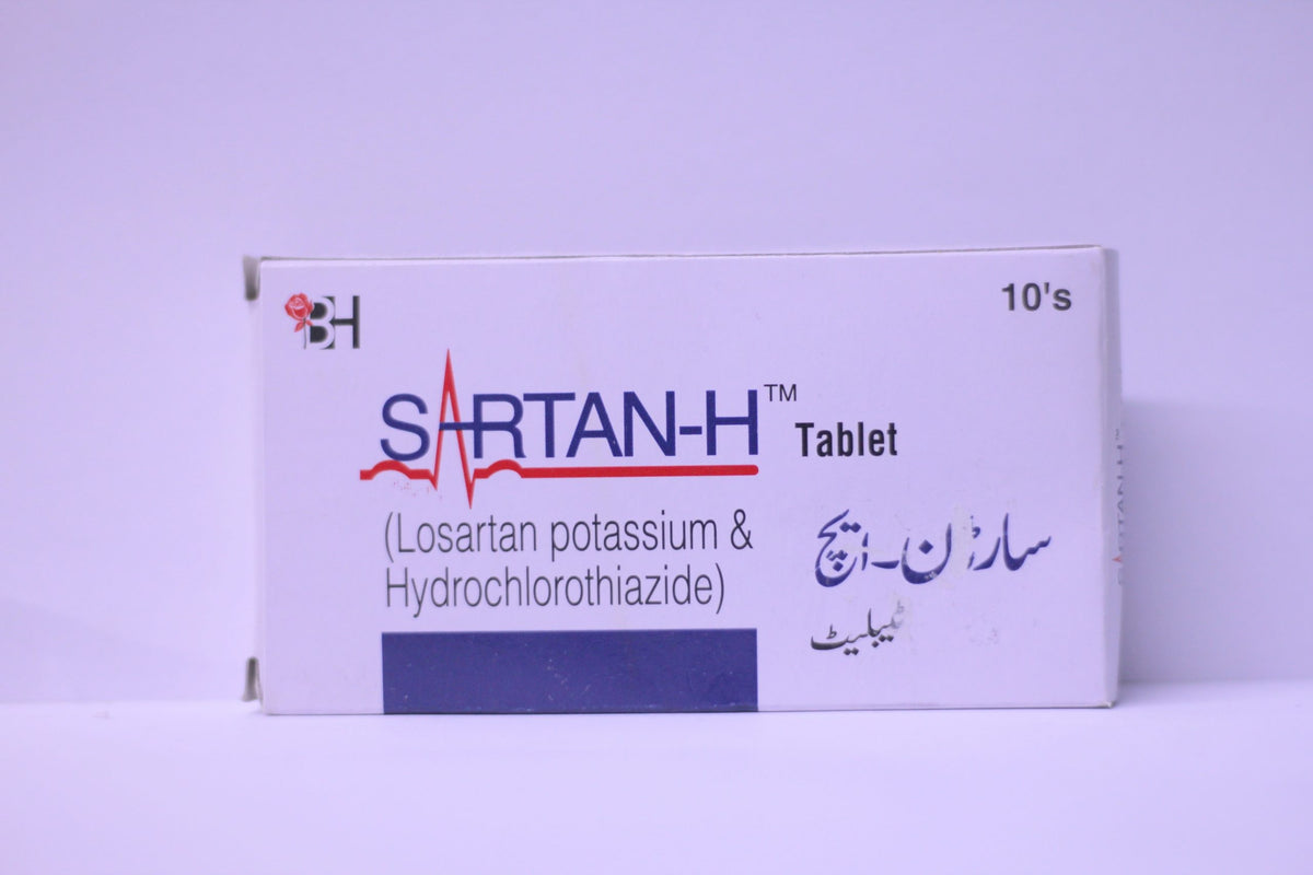 Sartan-H Tablets 50Mg/12.5Mg (1 Box = 10 Tablets)