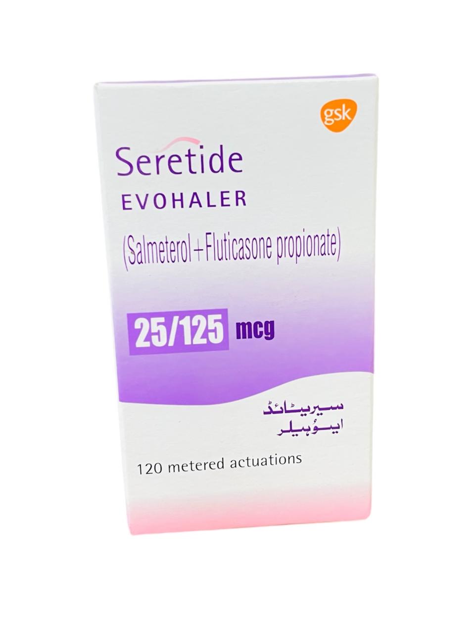 Seretide Evohaler Inhaler 25/125Mcg