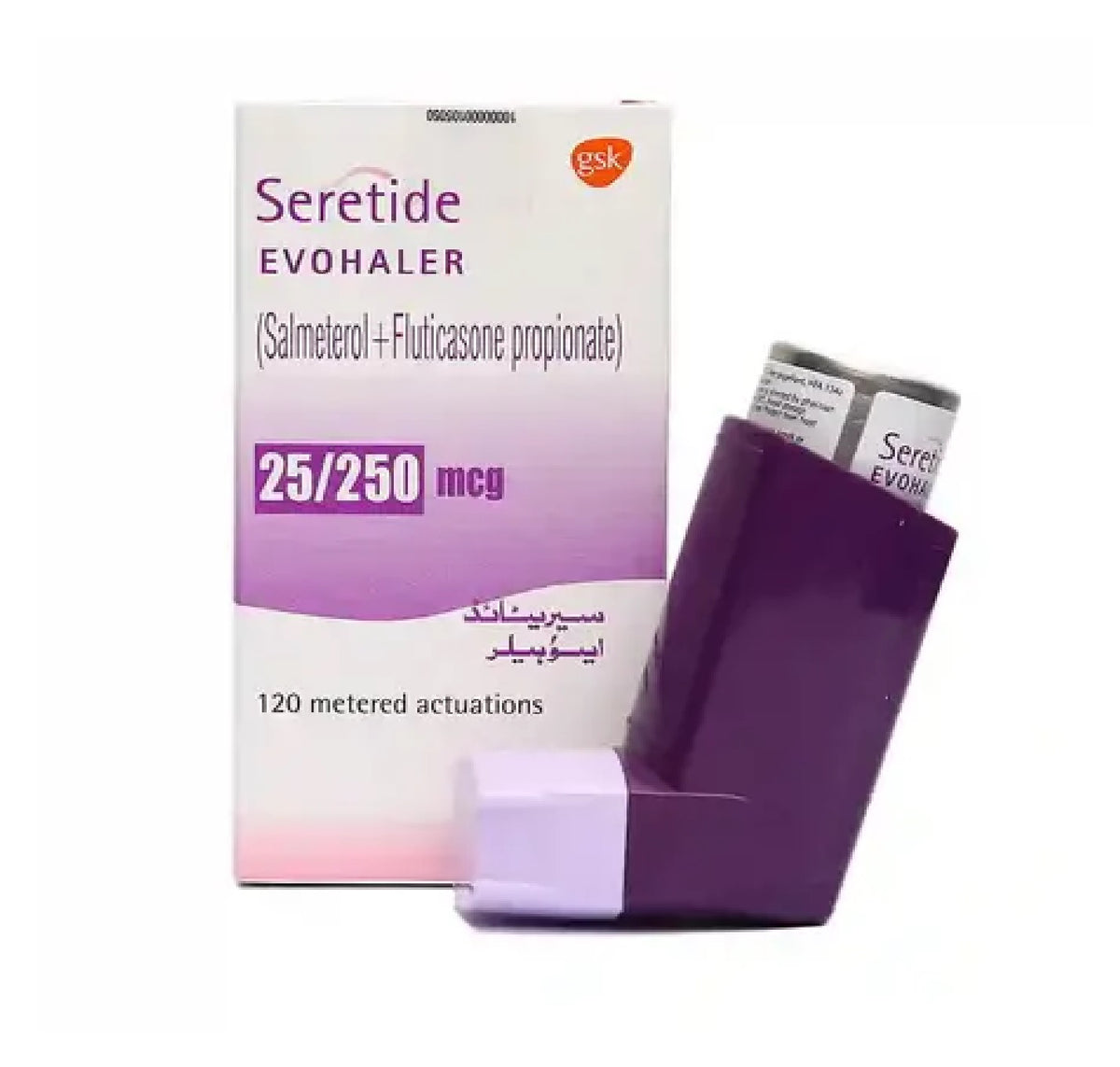 Seretide Evohaler Inhaler 25/250Mcg