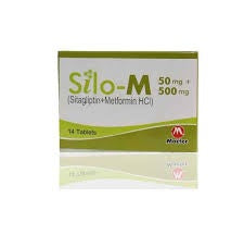 Silo-M Tablets 50Mg/500Mg (1 Strip = 7 Tablets)