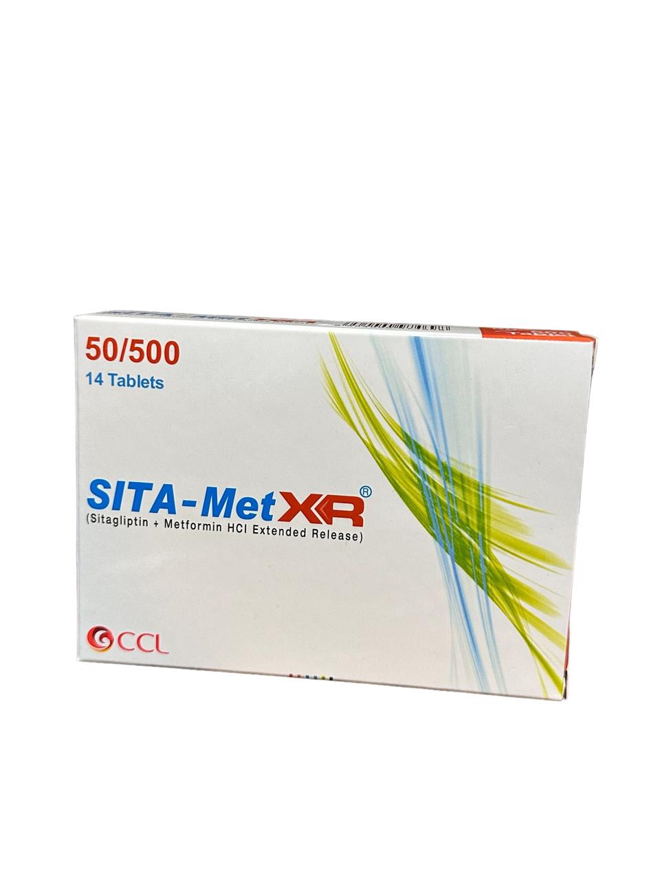 Sita-Met Xr Tablets 50Mg/500Mg (1 Strip = 7 Tablets)