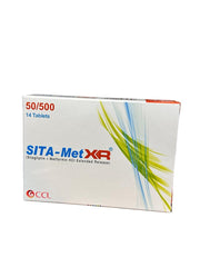 Sita-Met Xr Tablets 50Mg/500Mg (1 Strip = 7 Tablets)