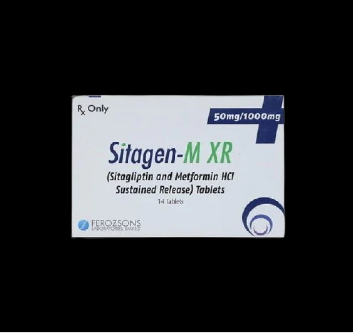 Sitagen-M XR Tablets 50/1000Mg  (1 Strip = 7 Tablets)