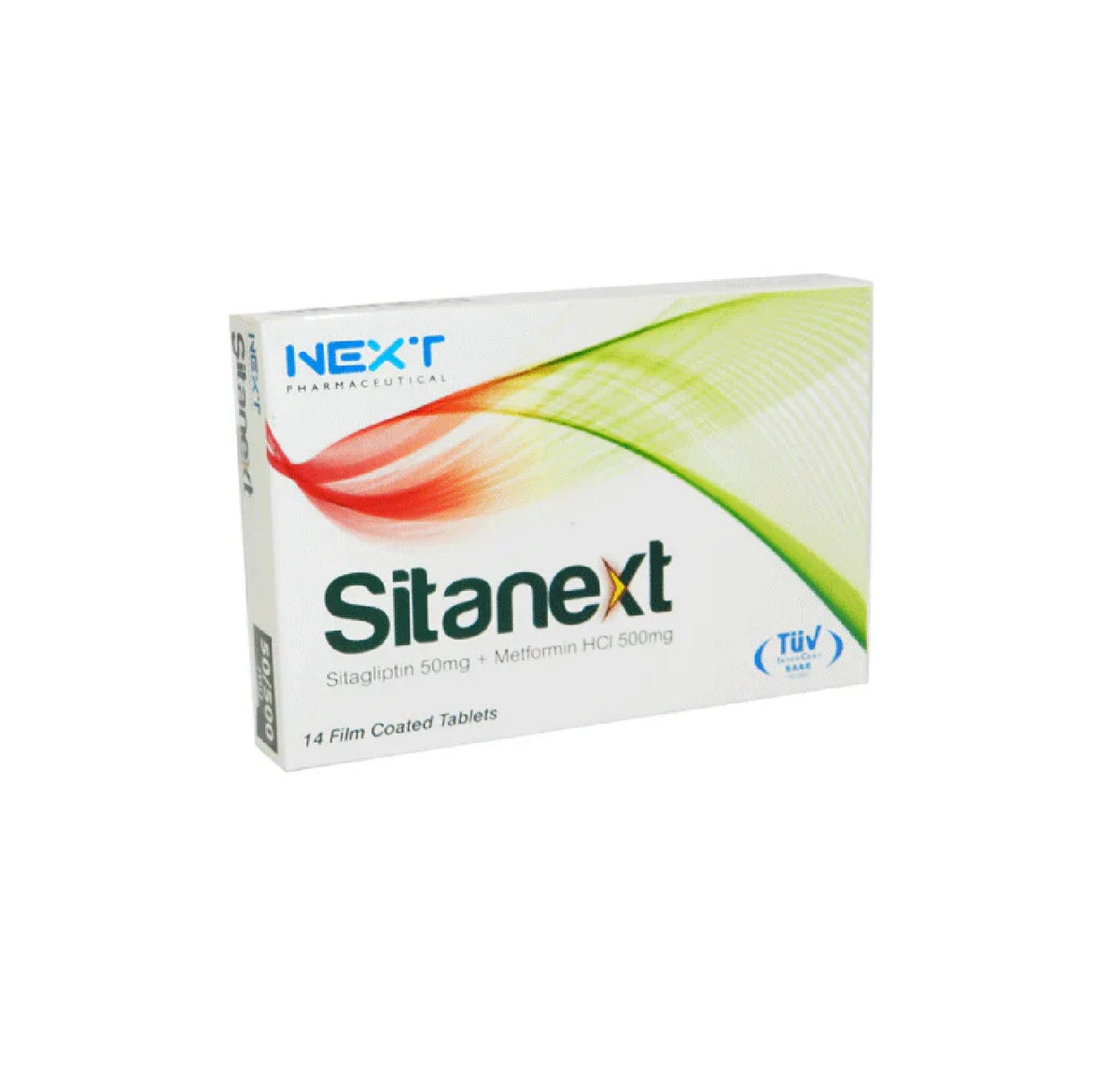 Sitanext Tablets 50Mg/500Mg (1 Strip = 7 Tablets)