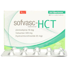 Sofvasc-HCT  Tablets 10/320/25Mg (1 Box = 14 Tablets)