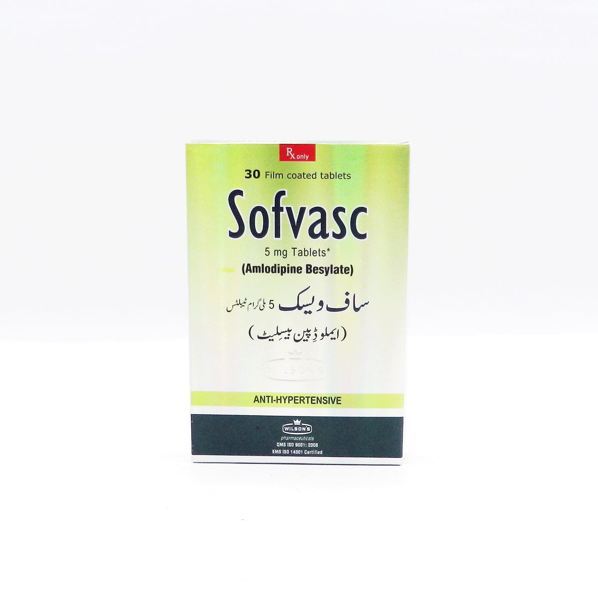 Sofvasc Tablets 5Mg (1 Strip = 15 Tablets)