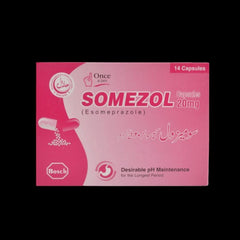 Somezol Capsules 20Mg (1 Strip = 7 Capsules)