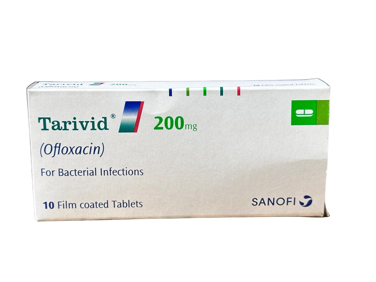 Tarivid Tablets 200Mg (1 Box  = 10 Tablets)