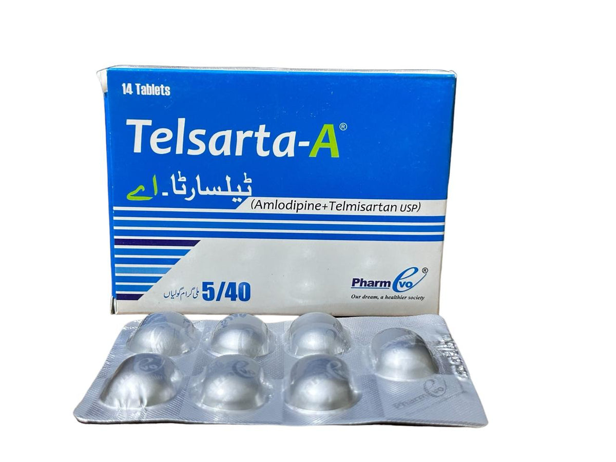 Telsarta A Tablets 5Mg/40Mg (1 Strip = 7 Tablets)