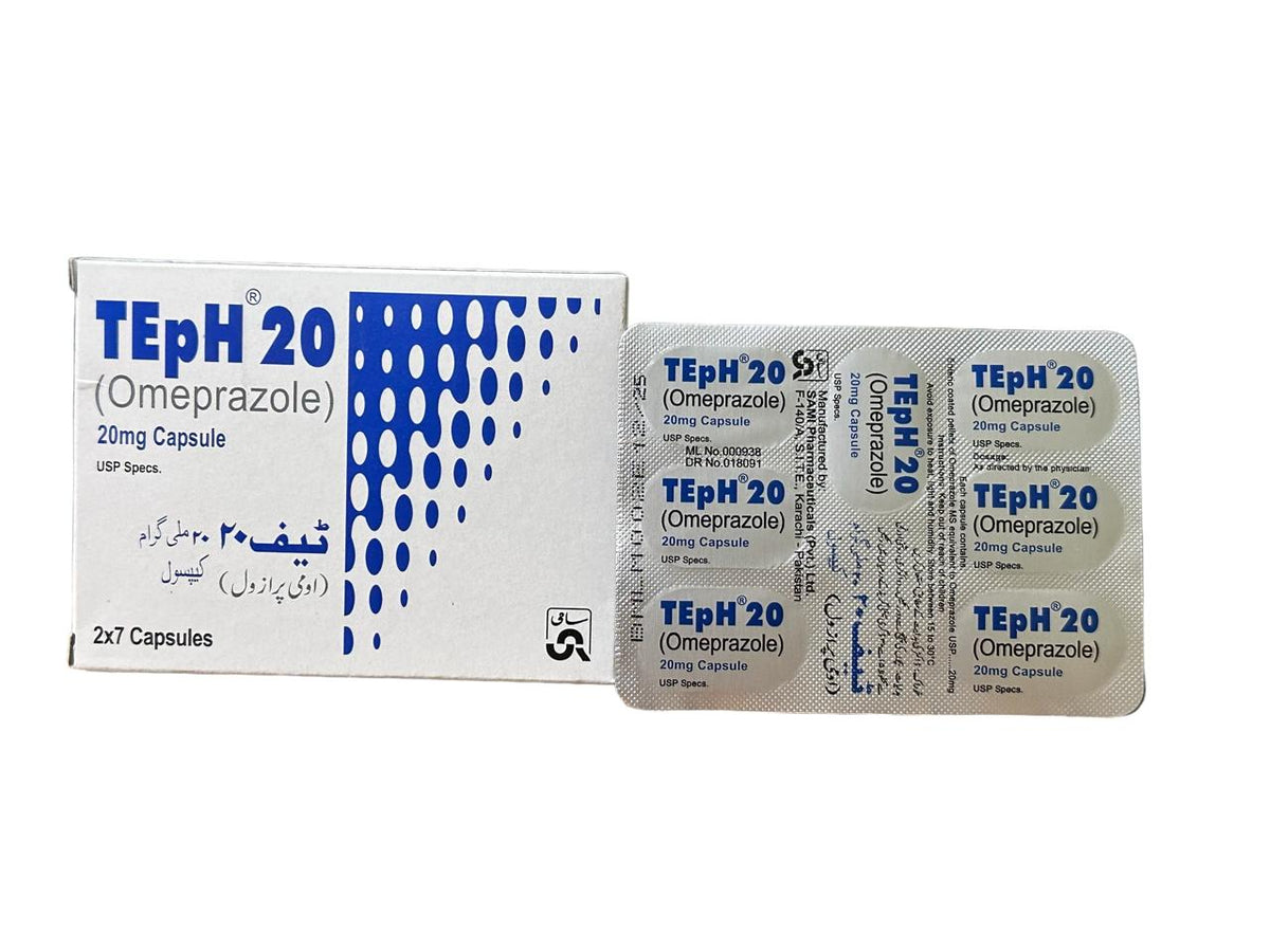 Teph Capsules 20Mg (1 Strip = 7 Capsules)