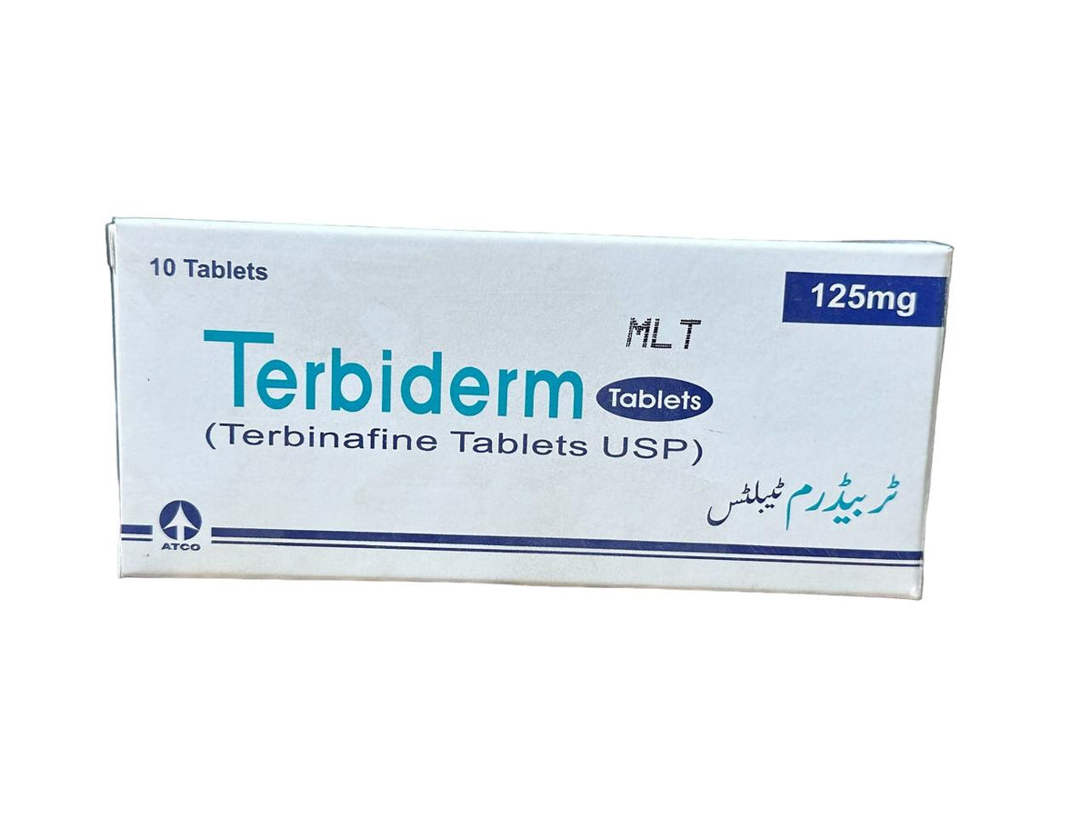 Terbiderm Tablets 125Mg (1 Box  = 10 Tablets)