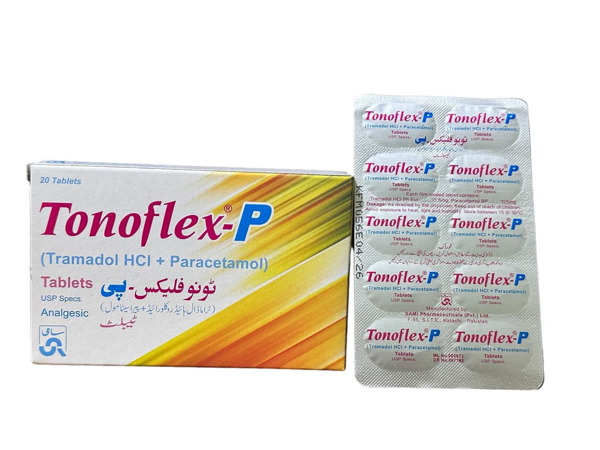 Tonoflex-P Tablets 37.5Mg/325Mg (1 Strip = 10 Tablets)