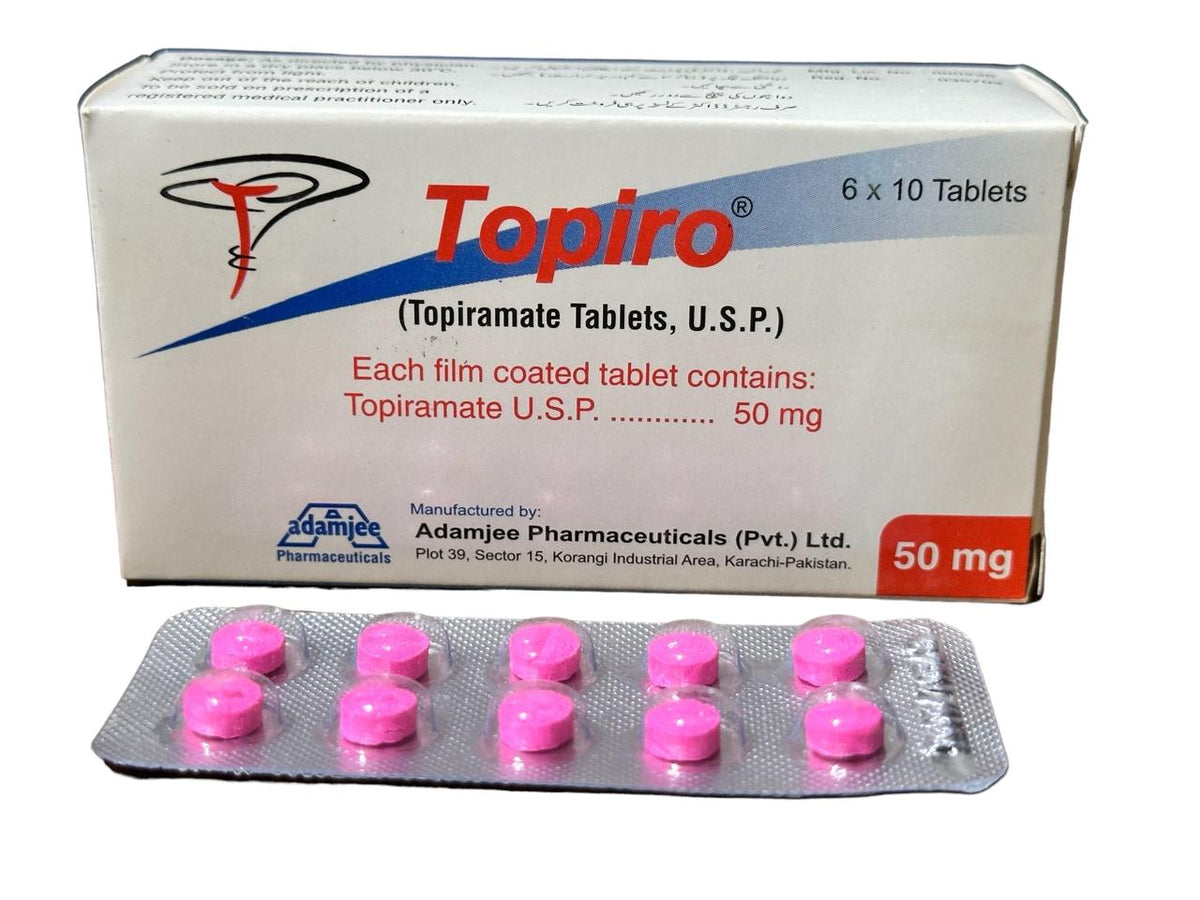 Topiro Tablets 50Mg (1 Strip = 10 Tablets)