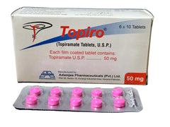 Topiro Tablets 50Mg (1 Strip = 10 Tablets)