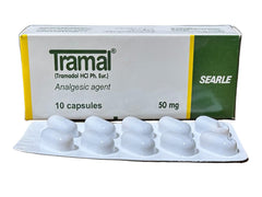 Tramal Capsules 50Mg (1 Box = 10 Capsules)