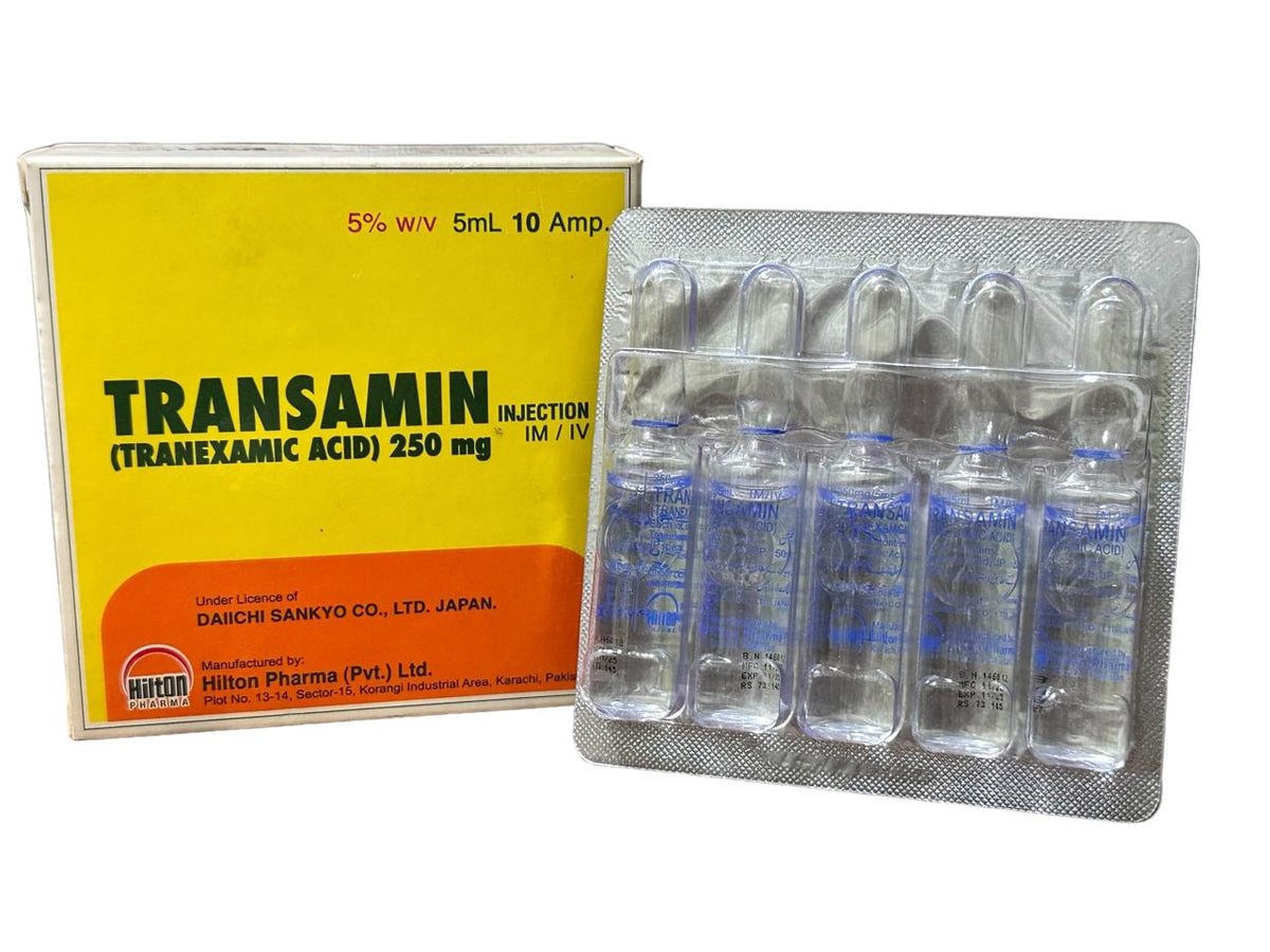 Transamin Im/Iv Injection 250Mg 5Ml (1 Ampoules)