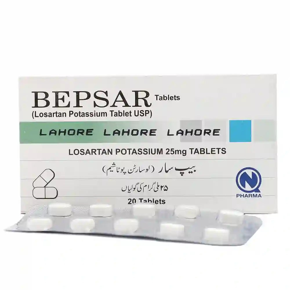 Bepsar Tablet 25mg ( 1 Strip = 10 Tablet)