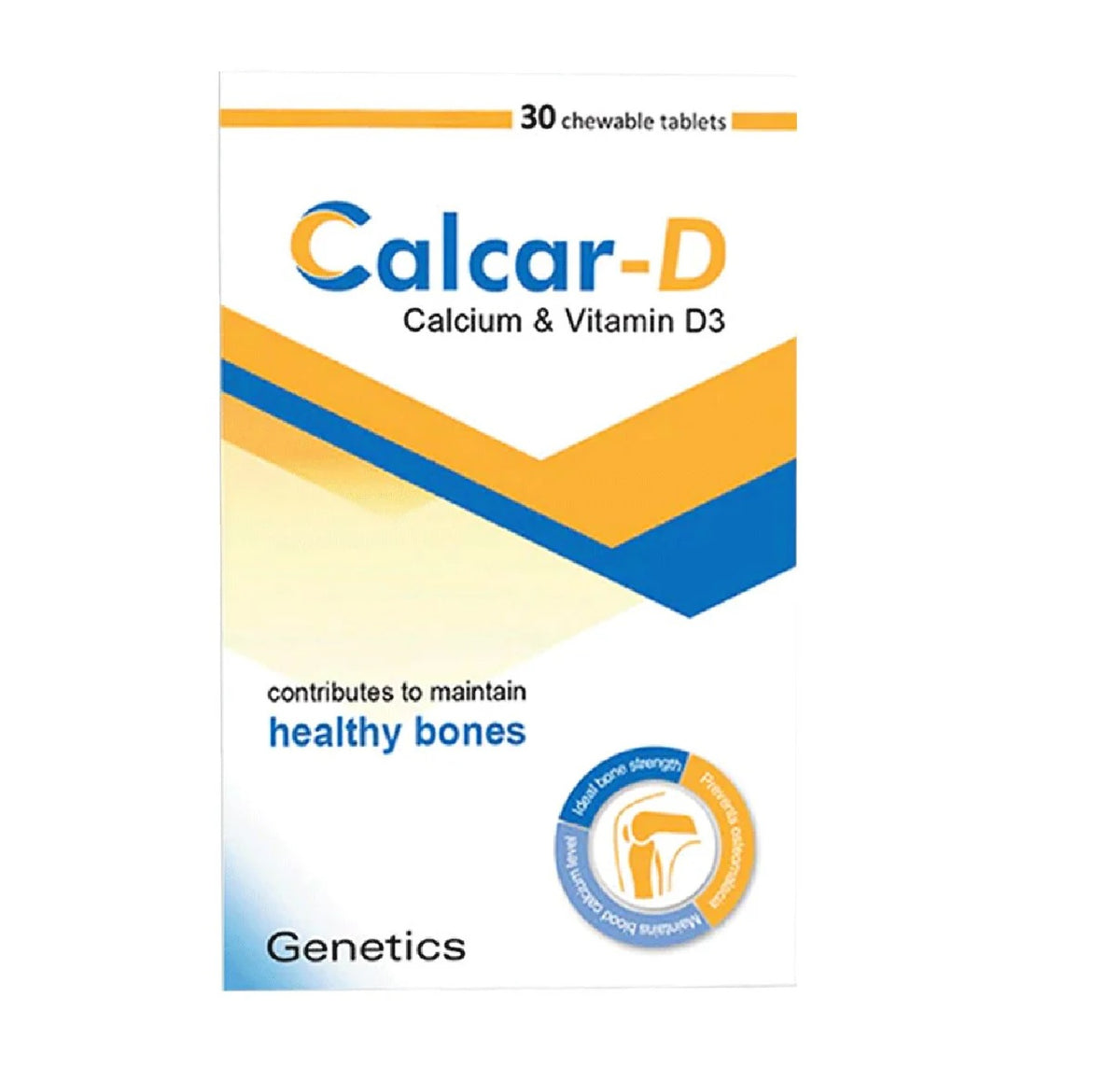 Calcar-D Tablets ( 1 Strip = 10 Tablets)