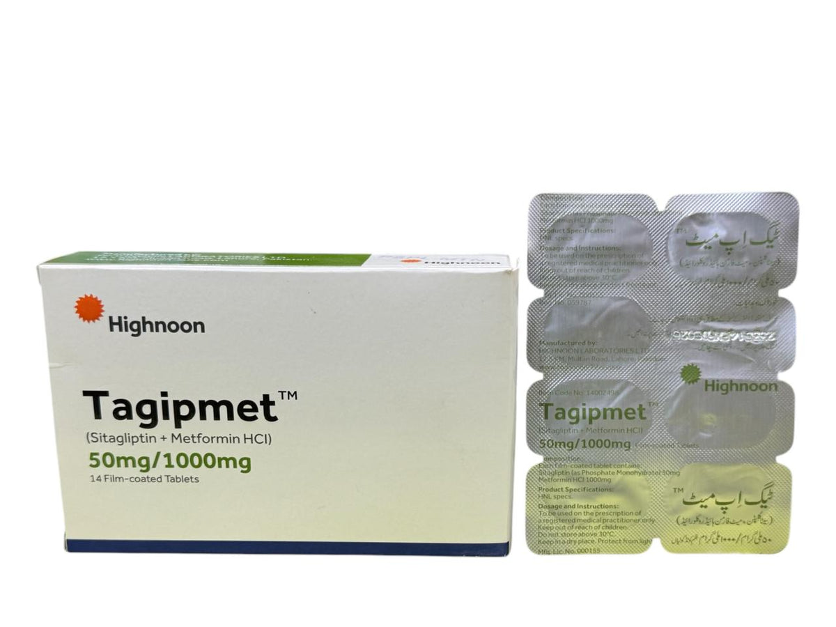 Tagipmet Tablets 50/1000Mg  (1 Strip = 7 Tablets)