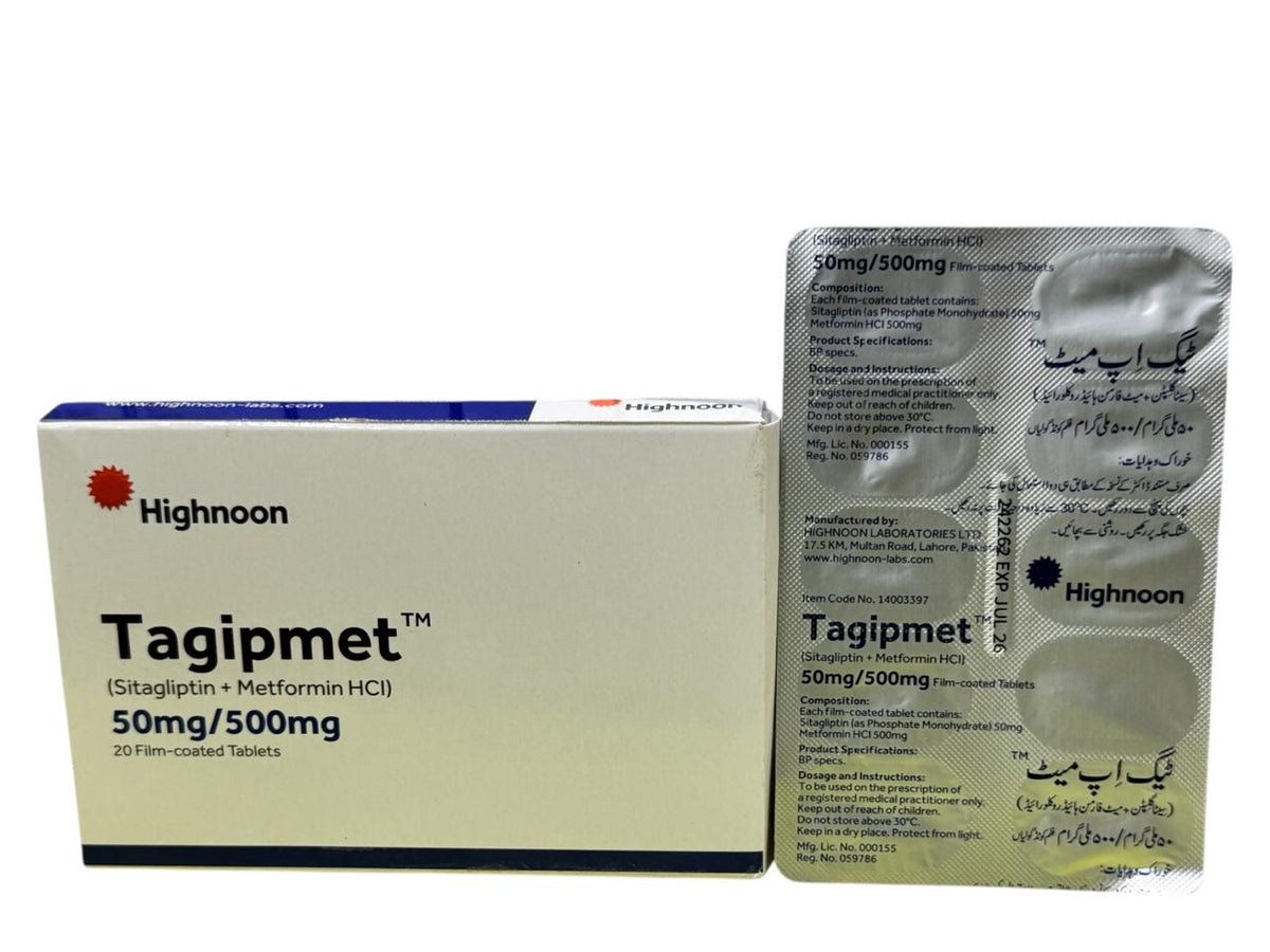 Tagipmet Tablets 50/500Mg  (1 Strip = 7 Tablets)