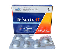 Telsarta-D Tablets 40/12.5Mg  (1 Strip = 7 Tablets)