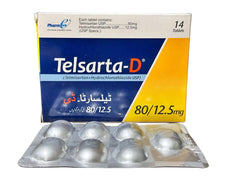 Telsarta-D Tablets 80/12.5Mg (1 Strip = 7 Tablets)