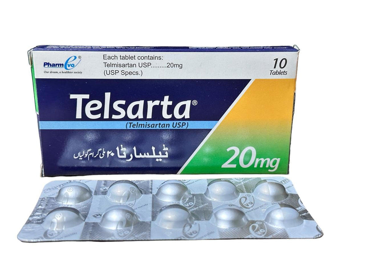 Telsarta Tablets 20Mg (1 Box  = 10 Tablets)